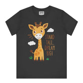 Stand Tall Dream Big Giraffe Graphic T-Shirt product